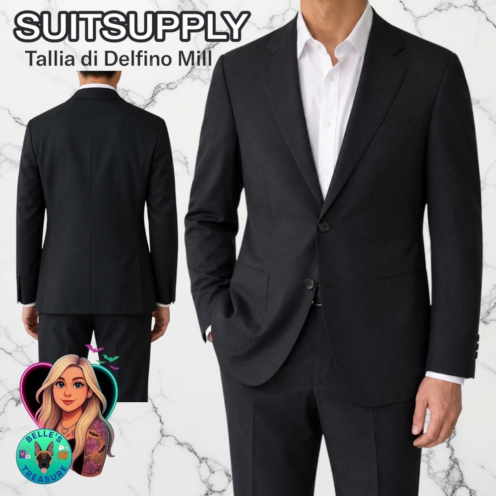 Suitsupply Havana Slim Cut Blazer 42R Wool Lanificio F.lli Cerruti Unstructured